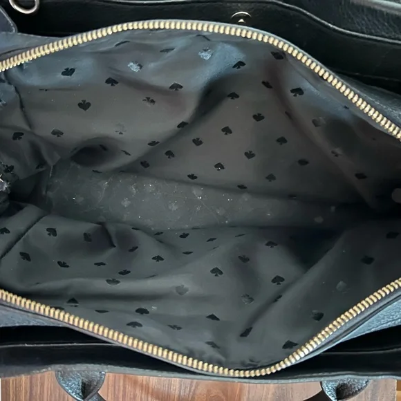 Kate Spade Black Miriam Palmer Handbag with Tassel - Picture 7 of 7